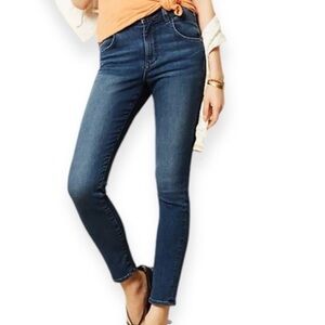 Anthropologie The Yaya Mid-Rise Crop Jeans by Pilcro size 25
